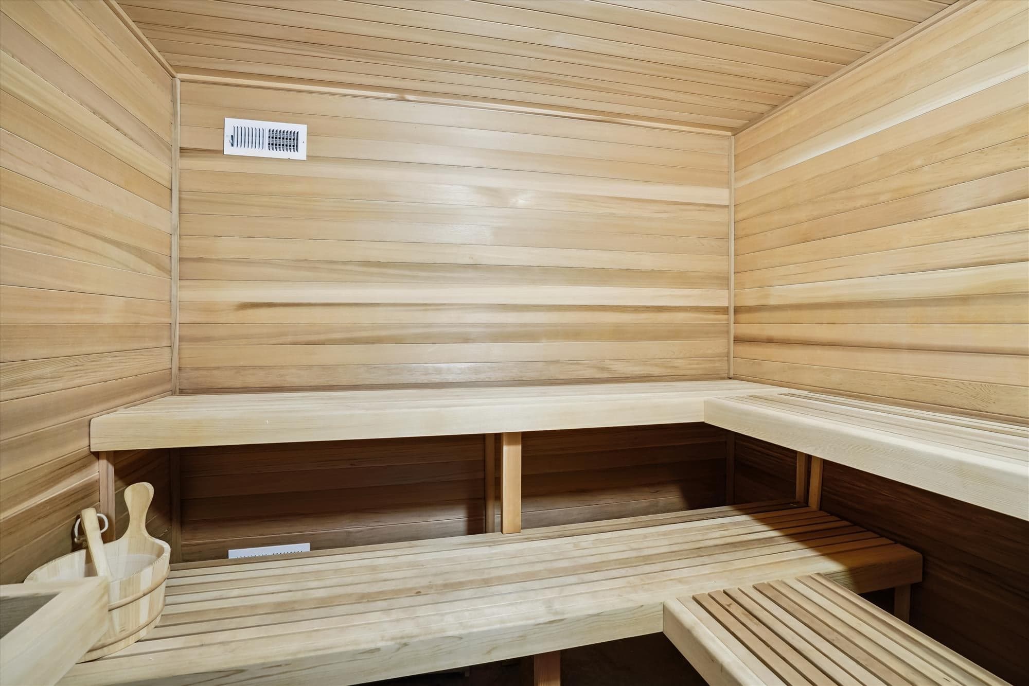 Beautiful sauna