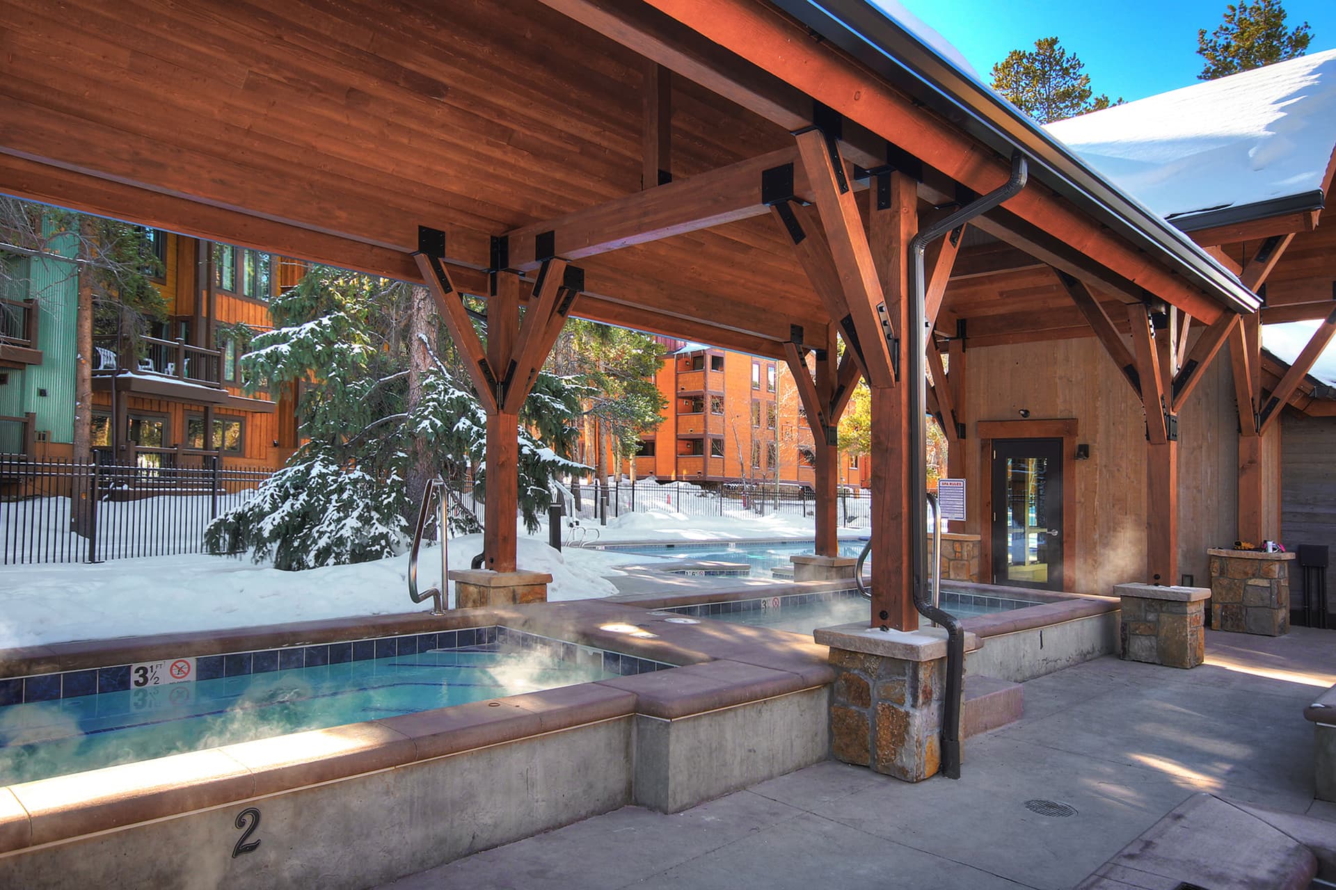 Columbine Pool - Mountainwood 301 - Breckenridge Vacation Rental