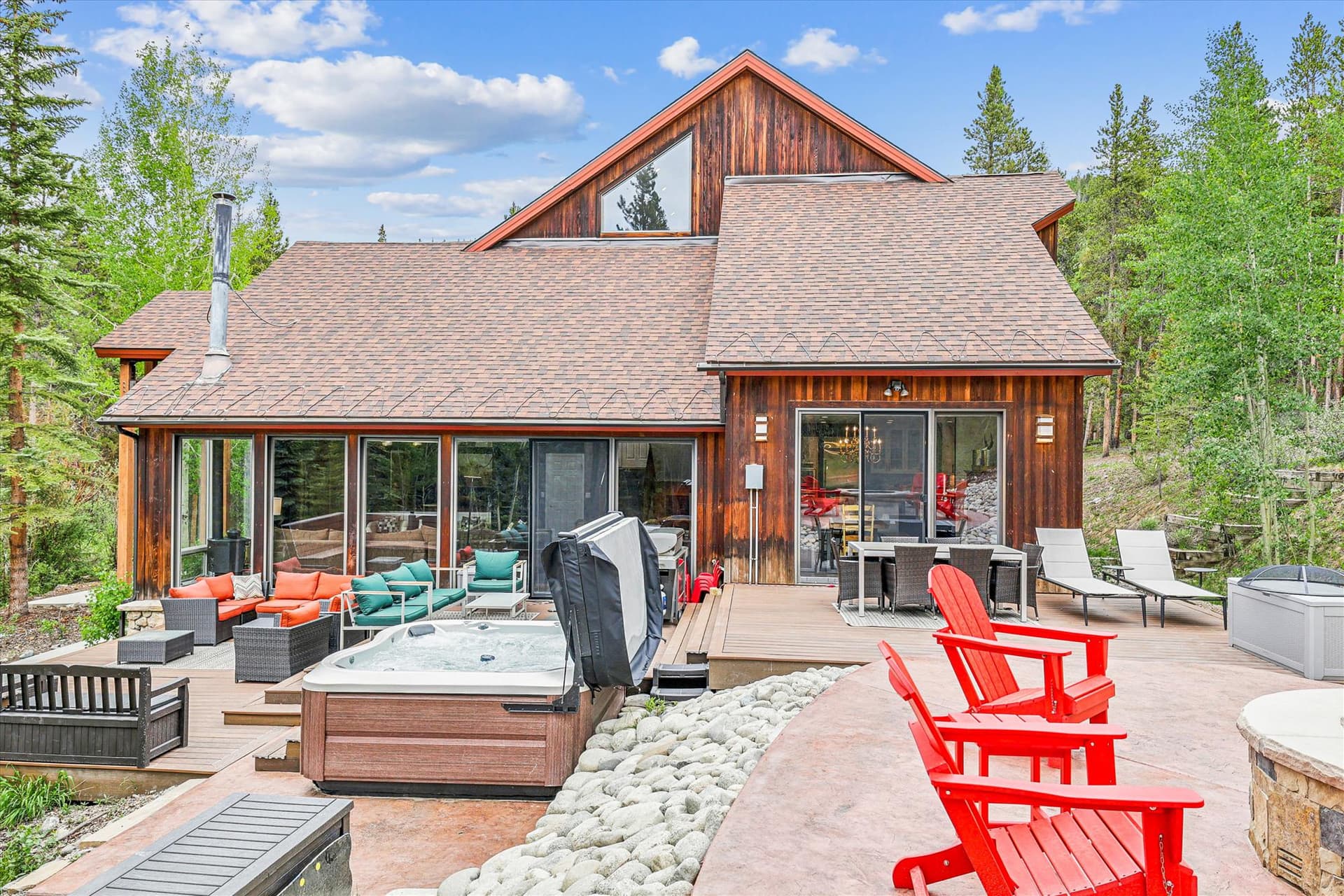 Outdoor Living Area, Stormbunker Paradise, Breckenridge Vacation Rental