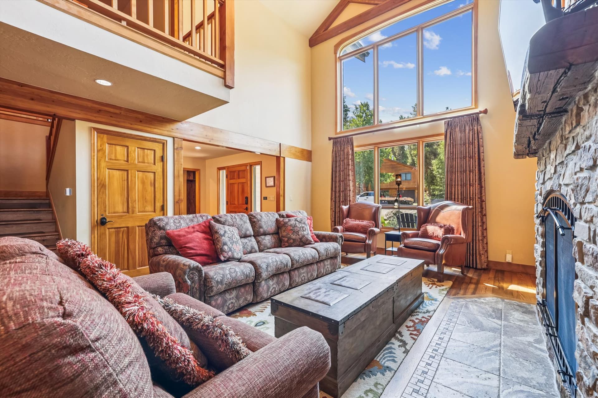Living Area - Friendly Fox Chalet - Breckenridge Vacation Rental