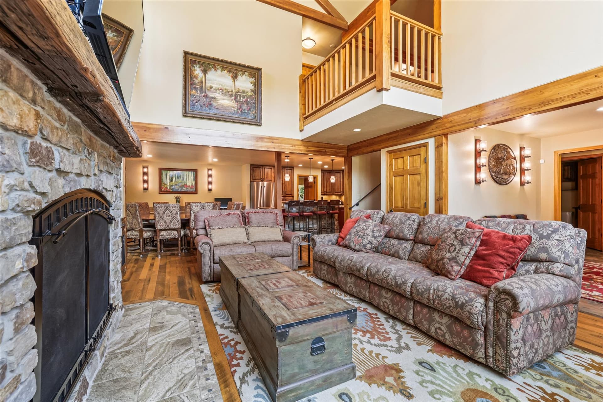 Living Area - Friendly Fox Chalet - Breckenridge Vacation Rental
