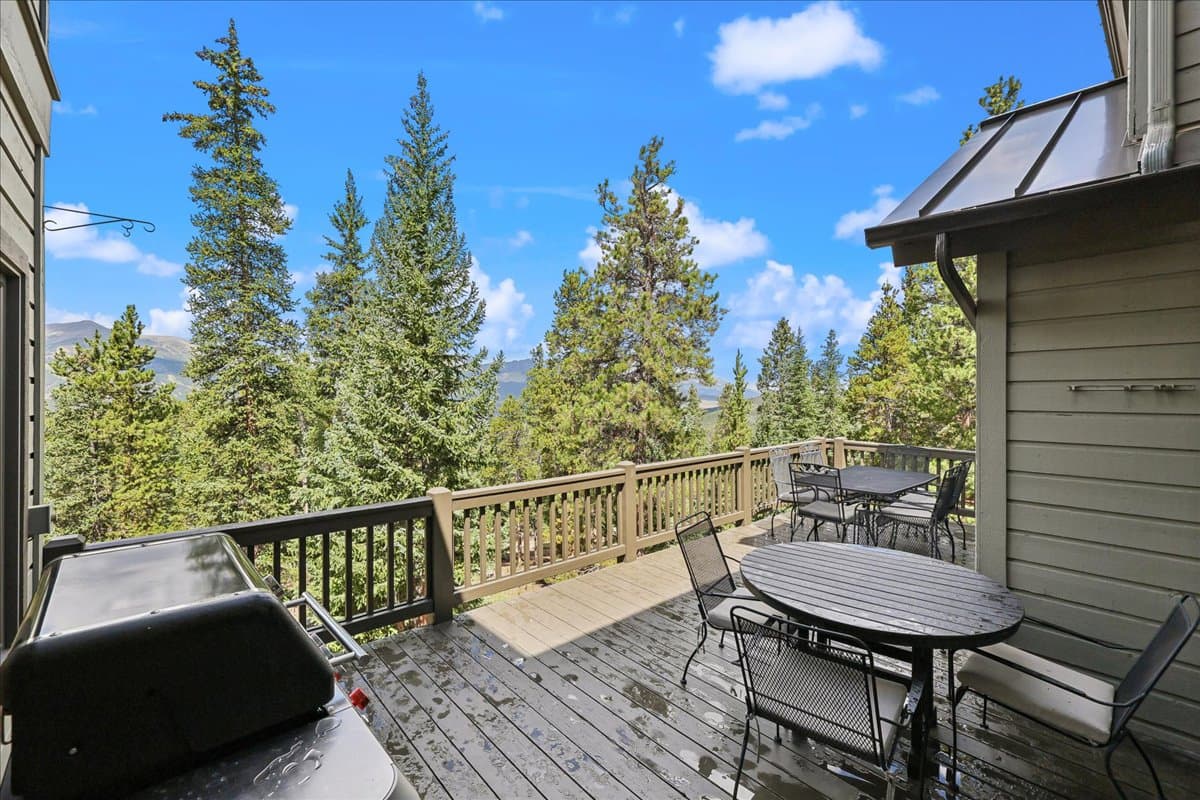Deck - Mountain View Lodge - Breckenridge Vacation Rental