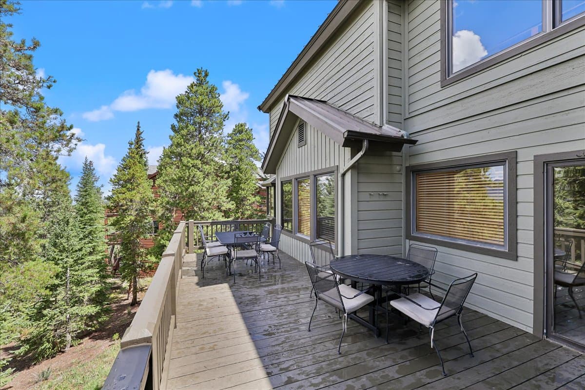 Deck - Mountain View Lodge - Breckenridge Vacation Rental