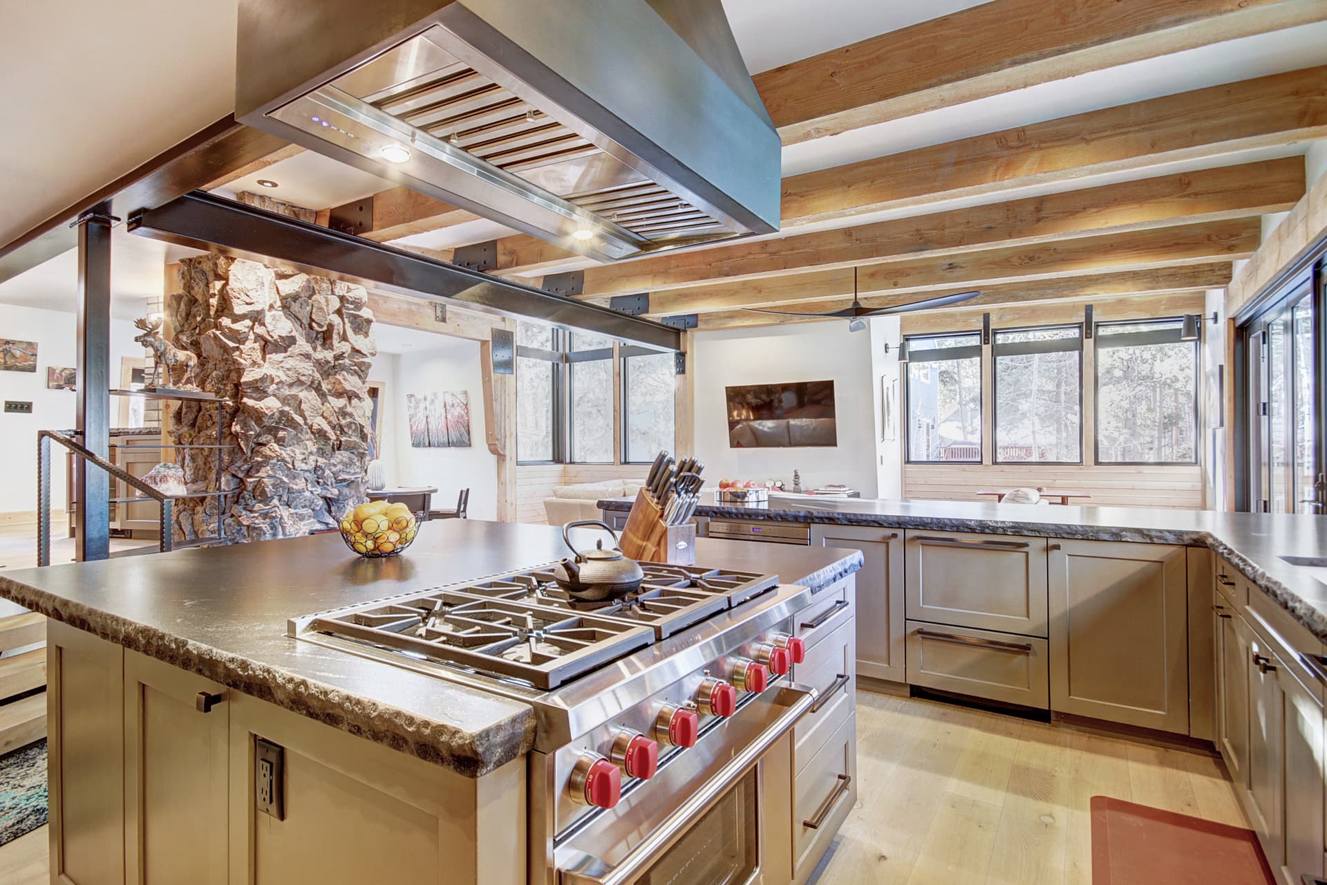 Cooks will delight in all the upgrades in this gourmet kitchen - Arrow Darrow Breckenridge Vacation Rental