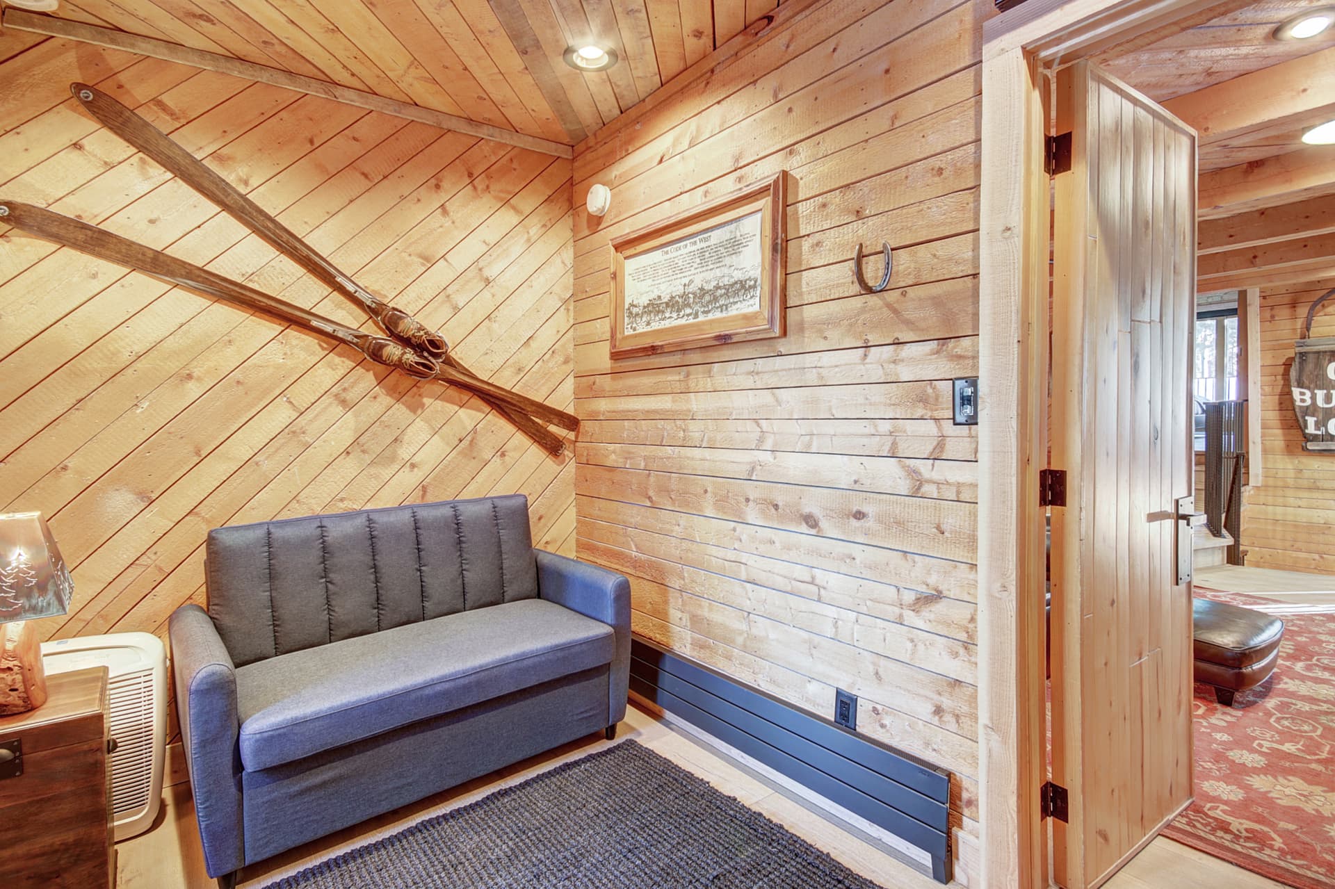 Additional view of upper level bunk room Twin size sleeper chair - Arrow Darrow Breckenridge Vacation Rental