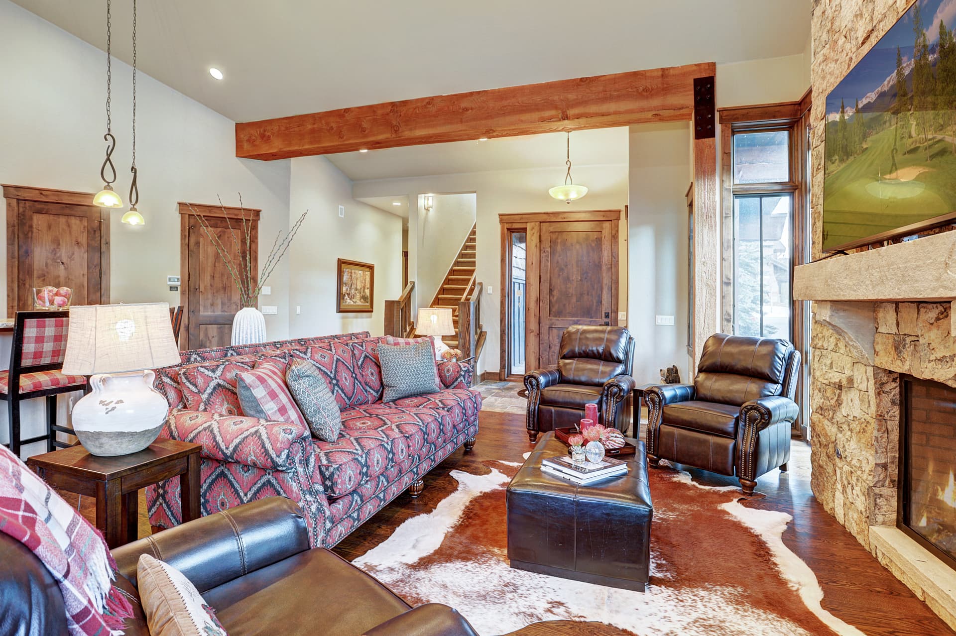 Living Area - Lone Star Lodge - Breckenridge Vacation Rental
