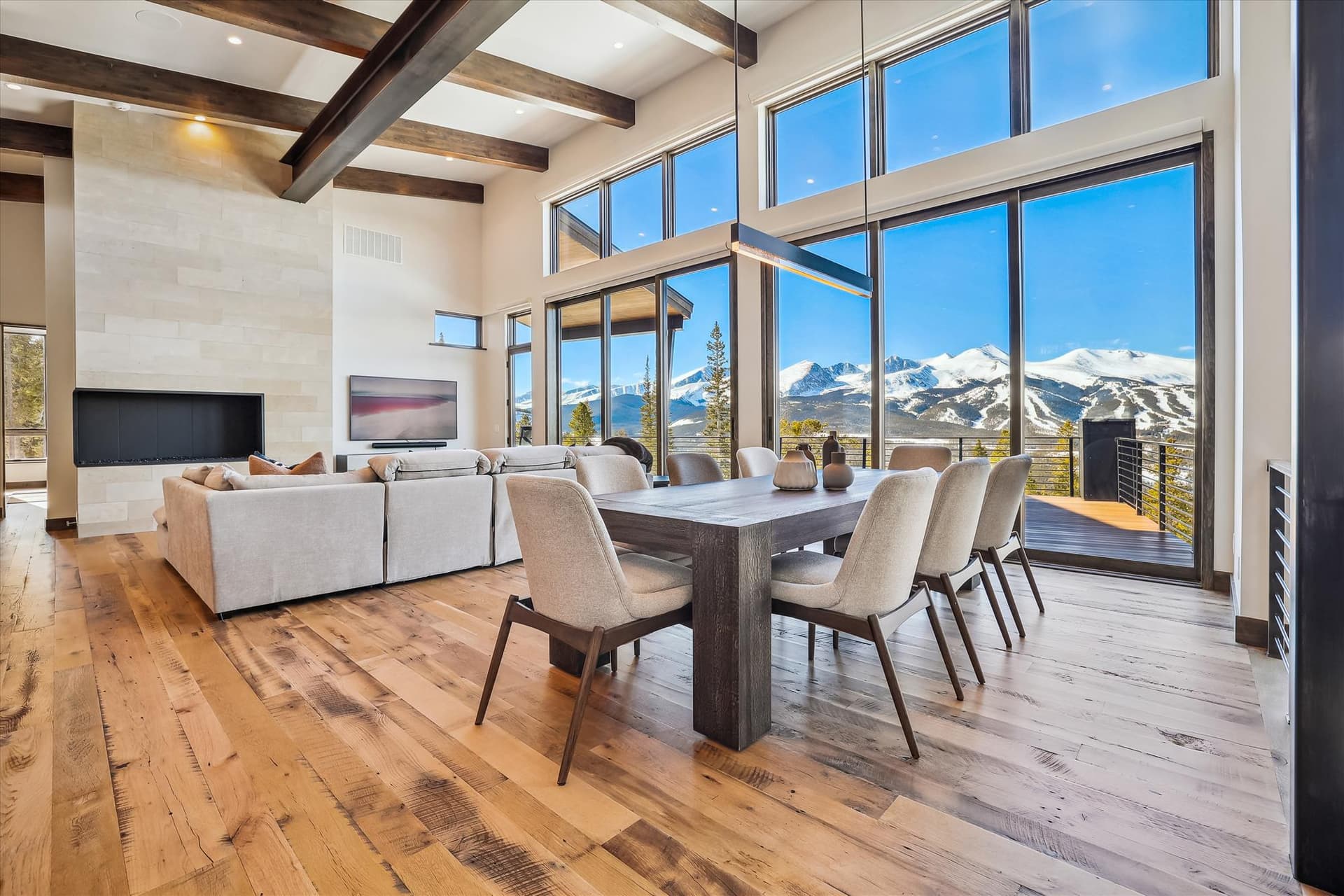 Living Area - Modern View Manor - Breckenridge Vacation Rental