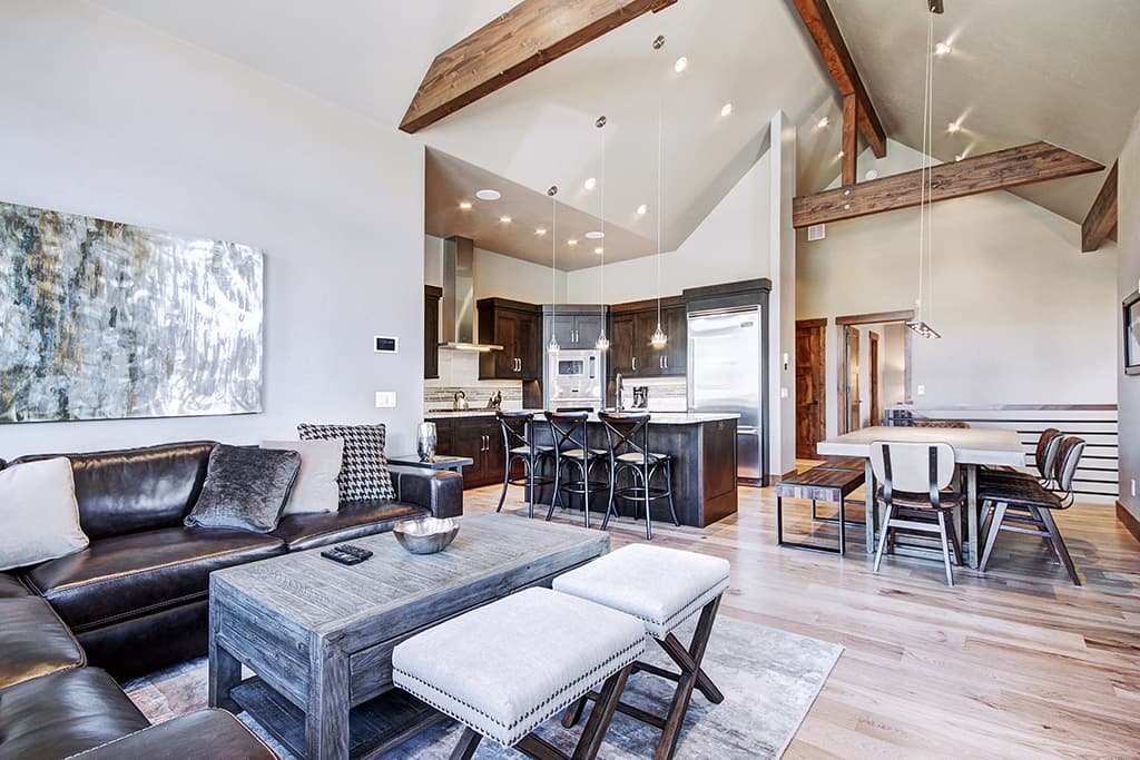 Living Area - Slopeview Chalet - Breckenridge Vacation Rental