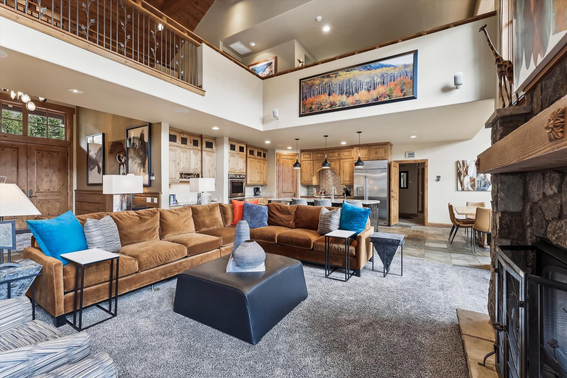 Living Room, Snow Mansion, Breckenridge Vacation Rental