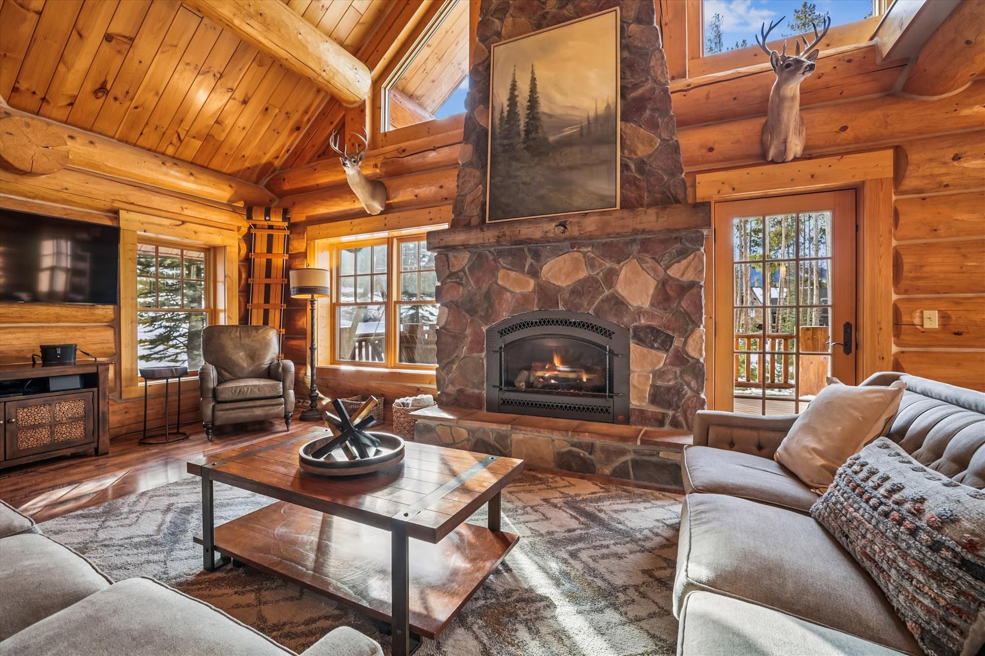 Living Area - Fireside Retreat - Breckenridge Vacation Rental