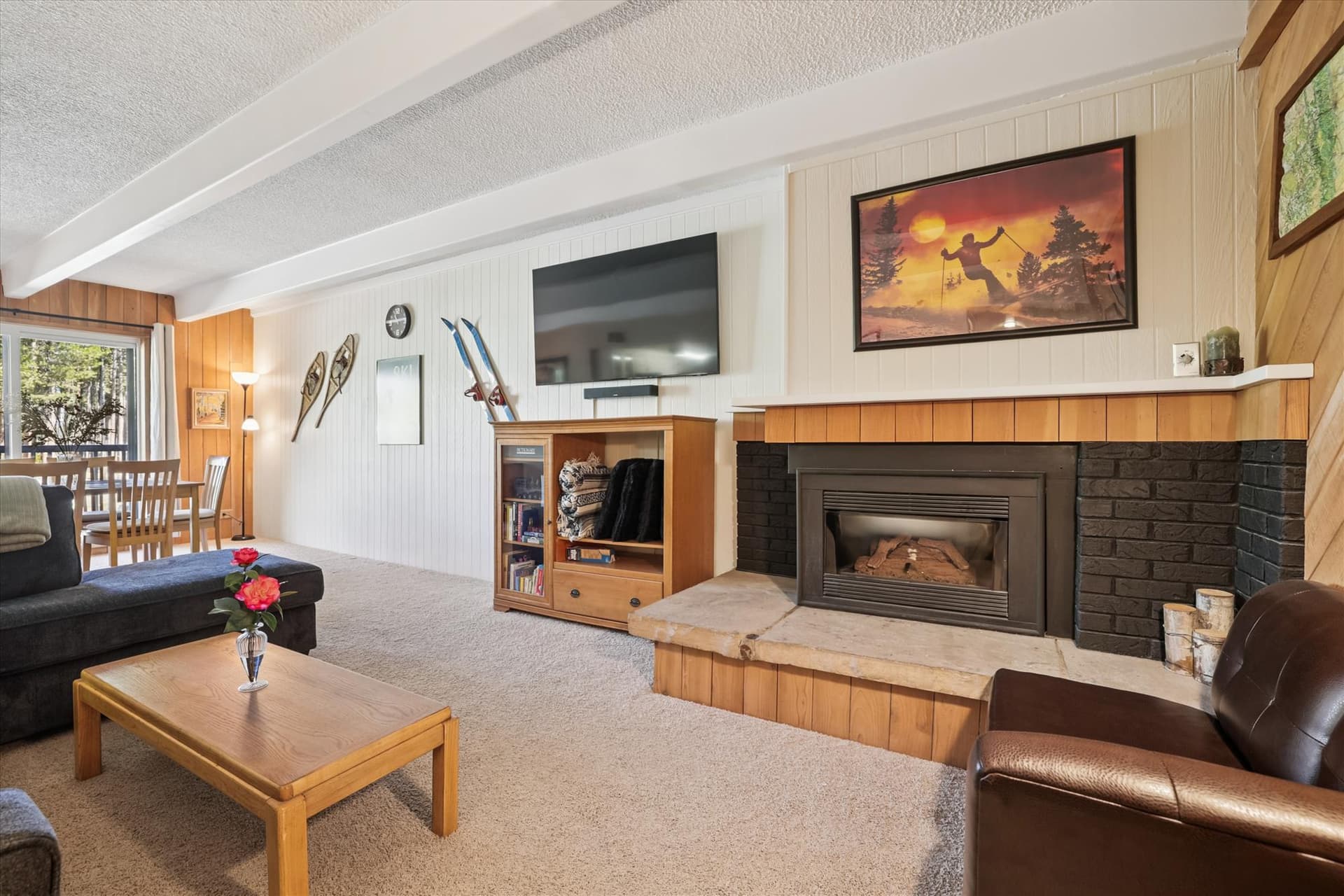 Living Area - Ski & Racquet A-G1 - Breckenridge Vacation Rental