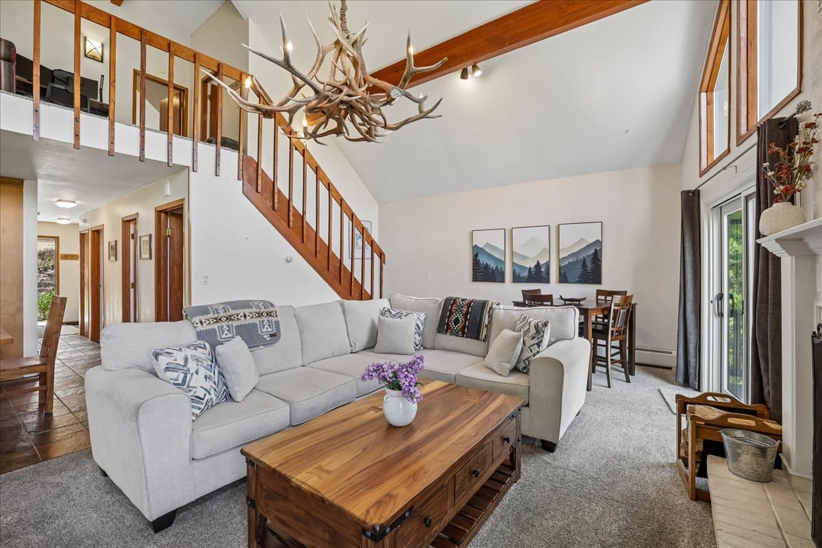 Living Area - Tenderfoot Basecamp - Dillon Vacation Rental