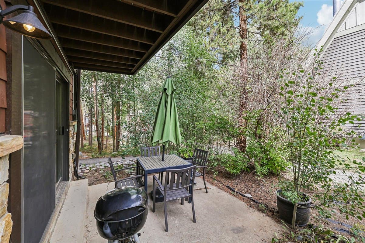 Patio - Lances West 9 - Breckenridge Vacation Rental