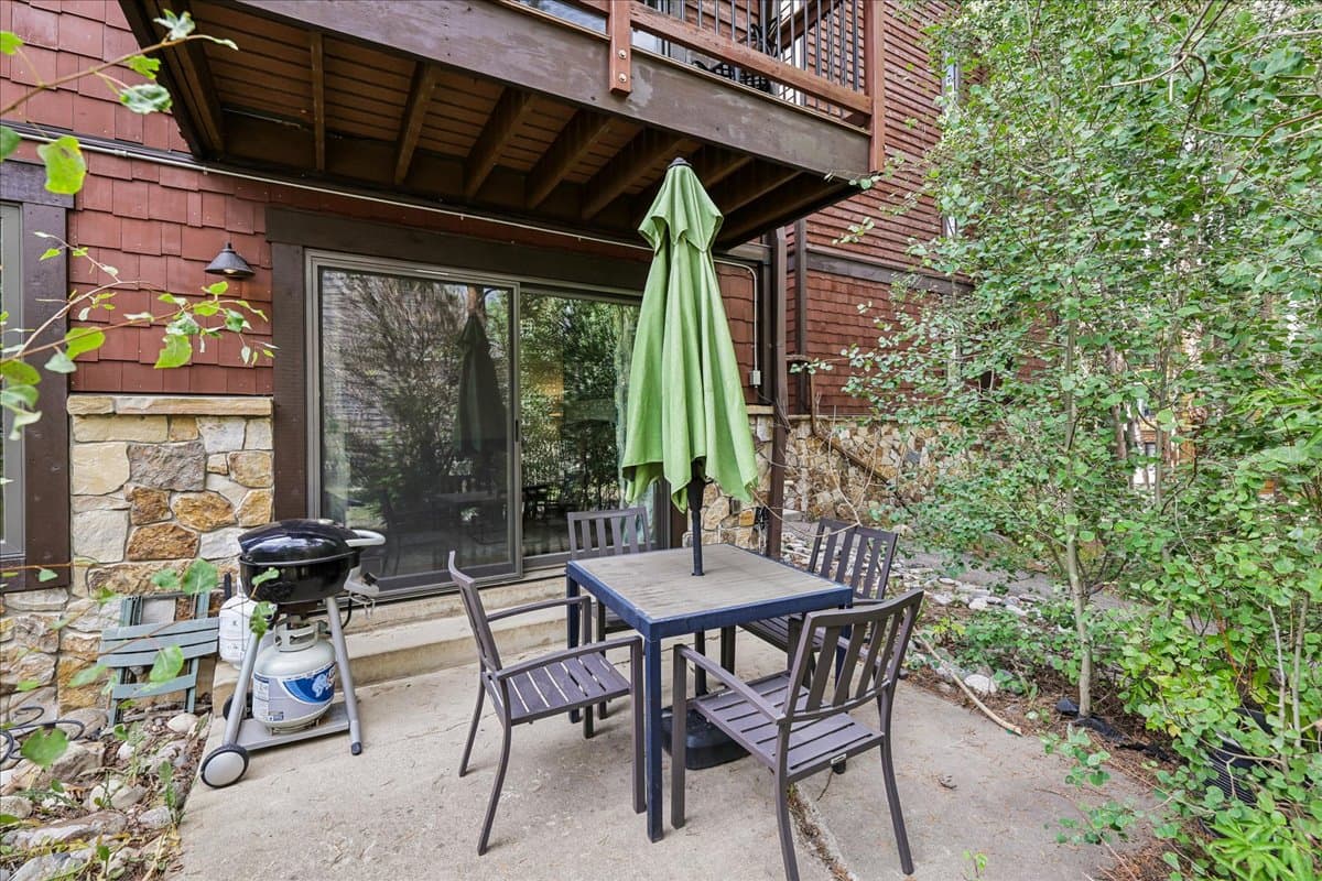 Patio - Lances West 9 - Breckenridge Vacation Rental
