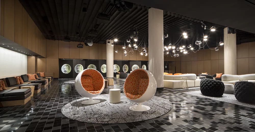 Lobby sitting area