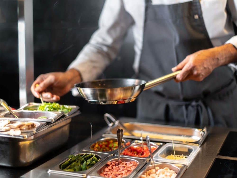 Breakfast area