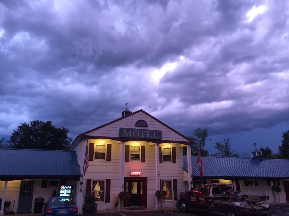 Front of property - evening/night