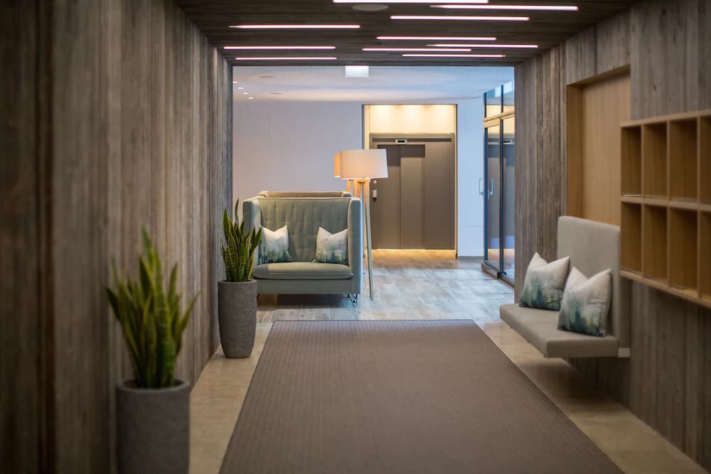 Lobby sitting area