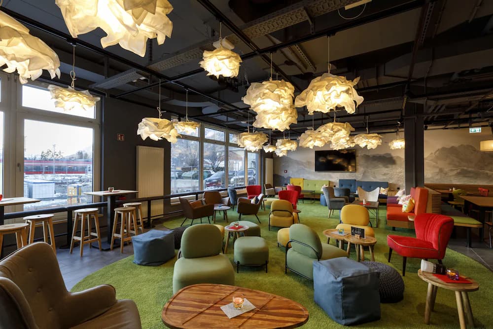 Lobby sitting area