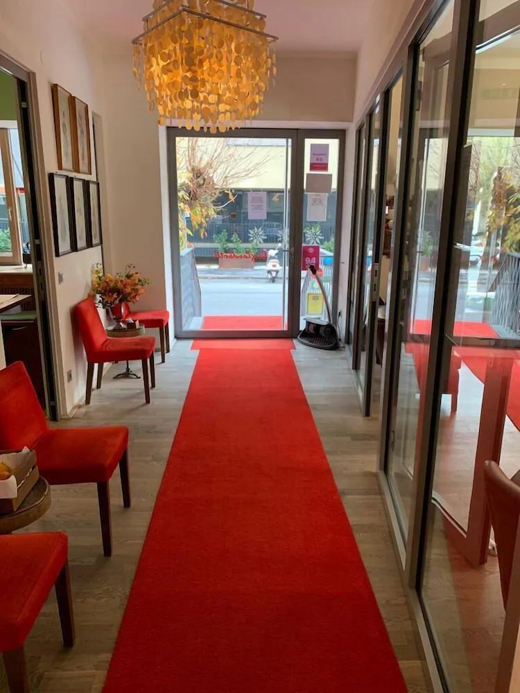 Interior entrance