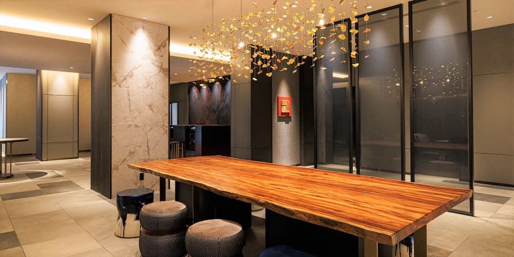 Lobby sitting area