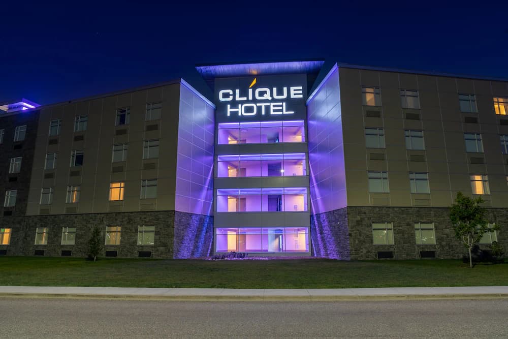 Front of property - evening/night